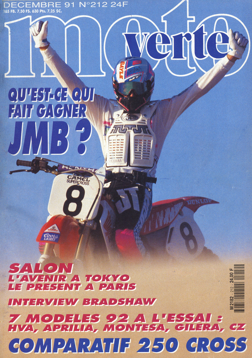JMB fait encore une fois la couverture de Moto Verte !!!!