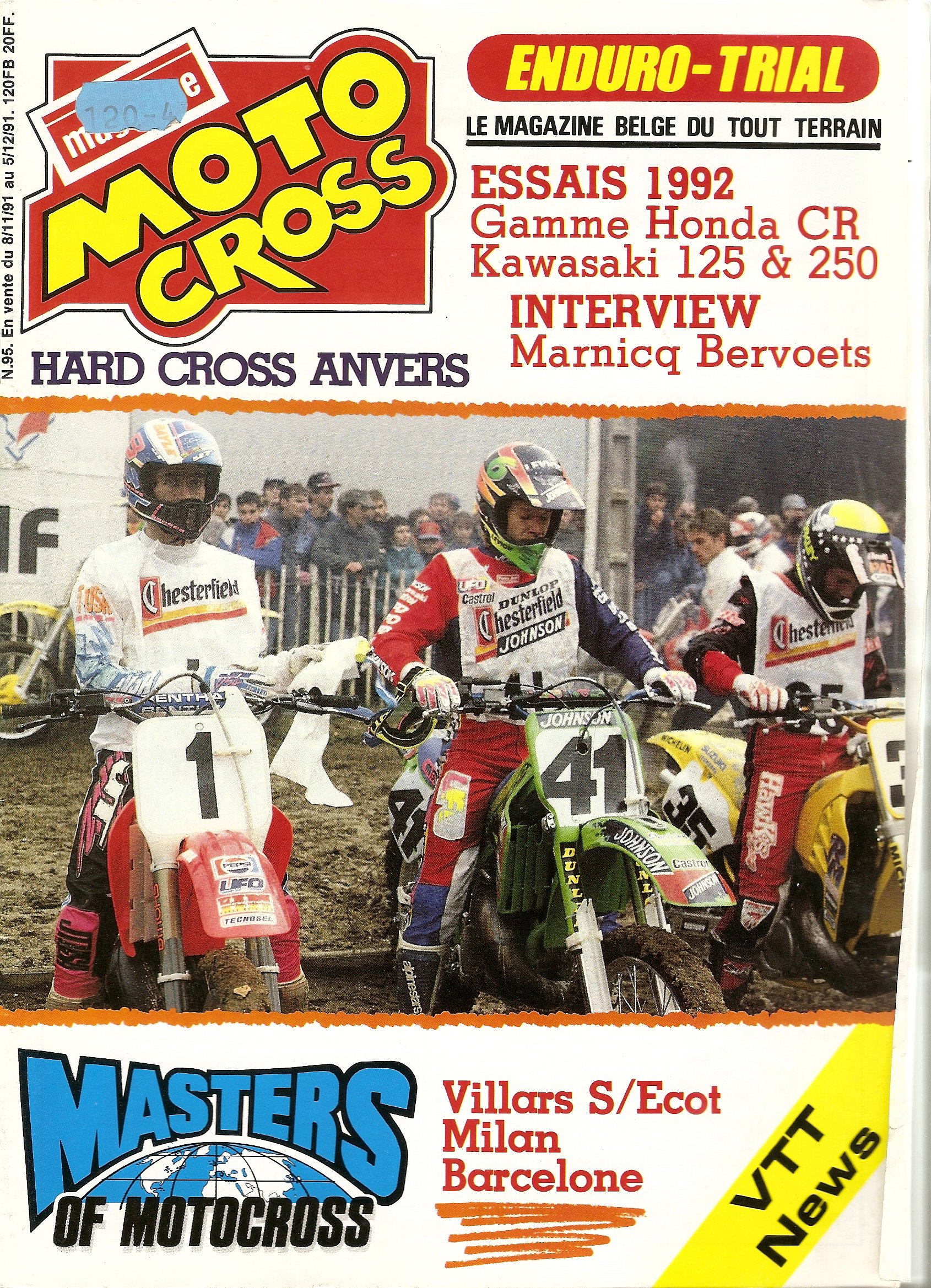 Le magazine Belge Moto cross met JMB à l'honneur suite à cette épreuve de Villars