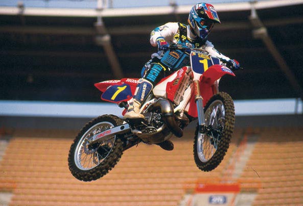 Jean-Michel en Supercross Américain en 1992