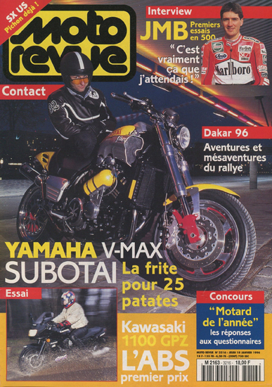 La couverture du Moto Revue 3216