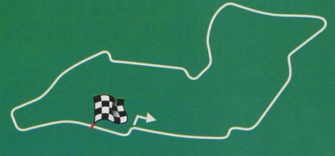 Le tracé du circuit d'Imola