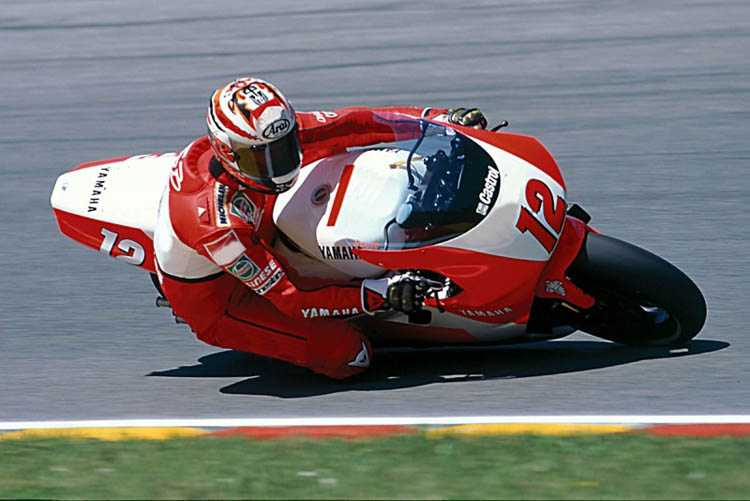 Jean-Michel lors du Grand-Prix d'Italie en 1996