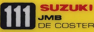Un autre sticker fait pour le dossier presse pour le retour de JMB en motocross
