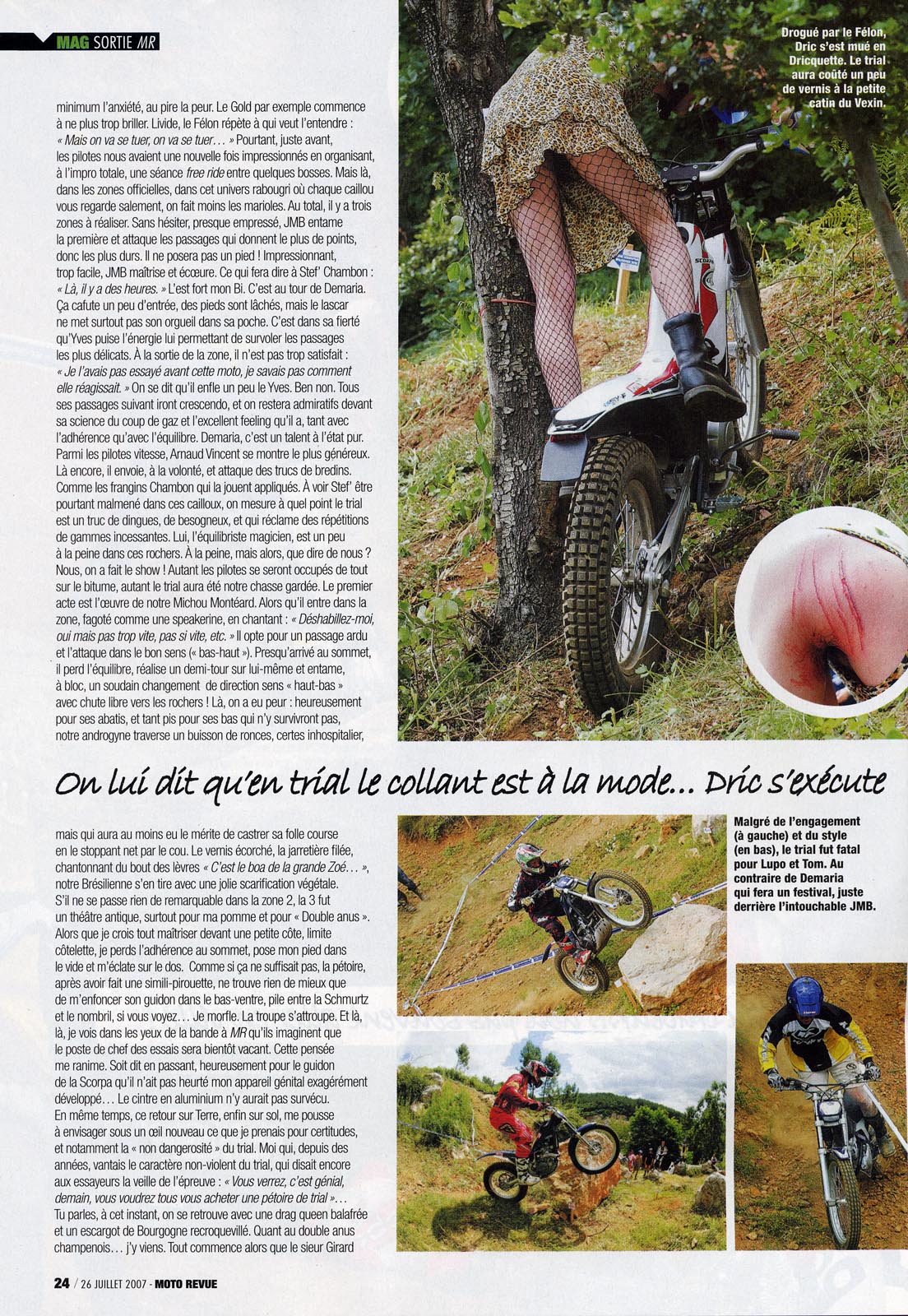 La page 24 du Moto Revue Spécial Vacances 2007
