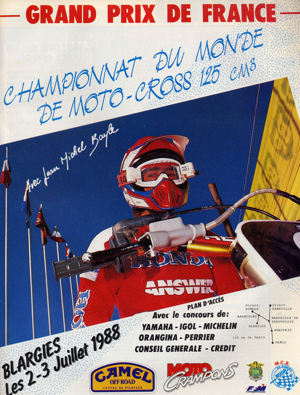 Jean-Michel est l'attraction du Grand Prix de France 125 !!!