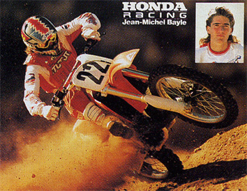 Jean-Michel Bayle fait parti du très prestigieux team American Honda
