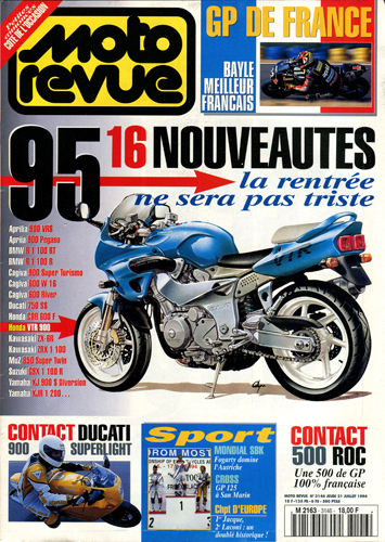 JMB sur la couverture du Moto Revue 3146